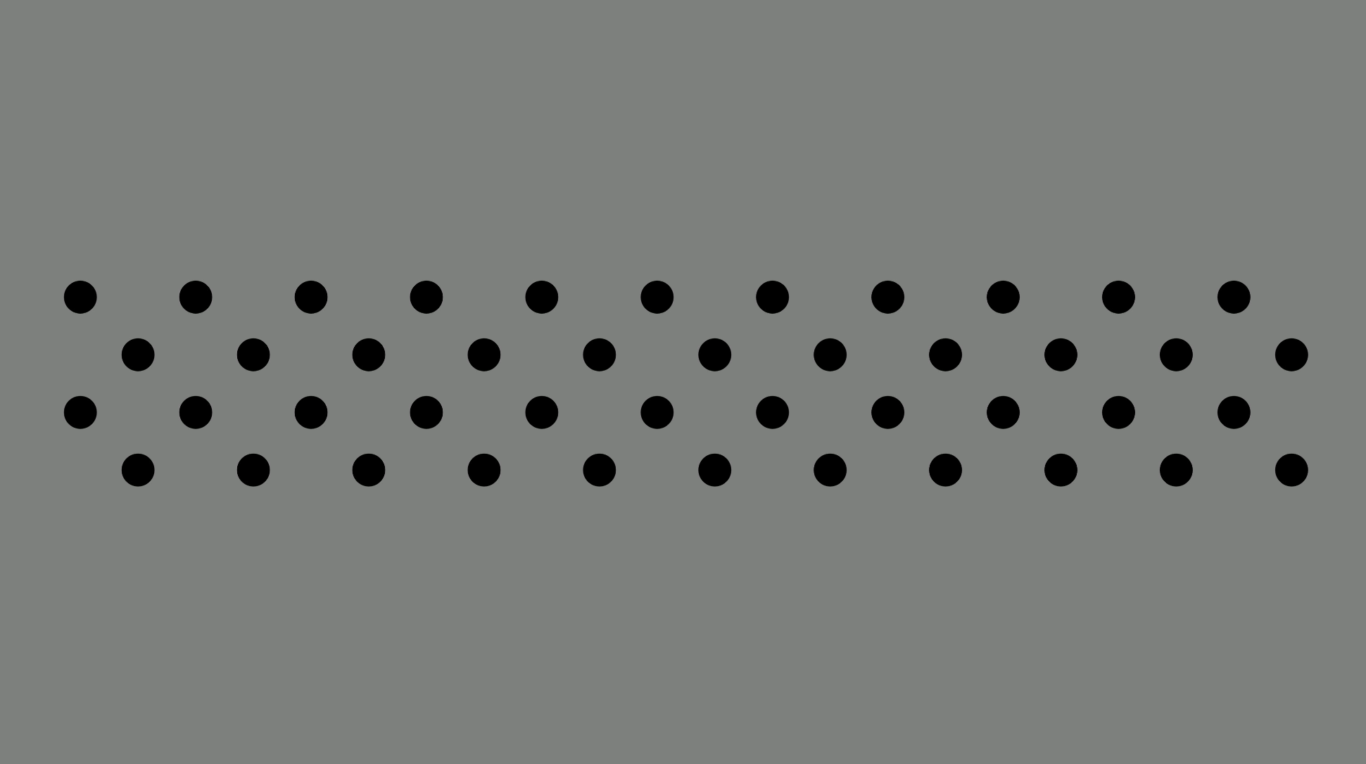 Dark circle grid state on a gray background